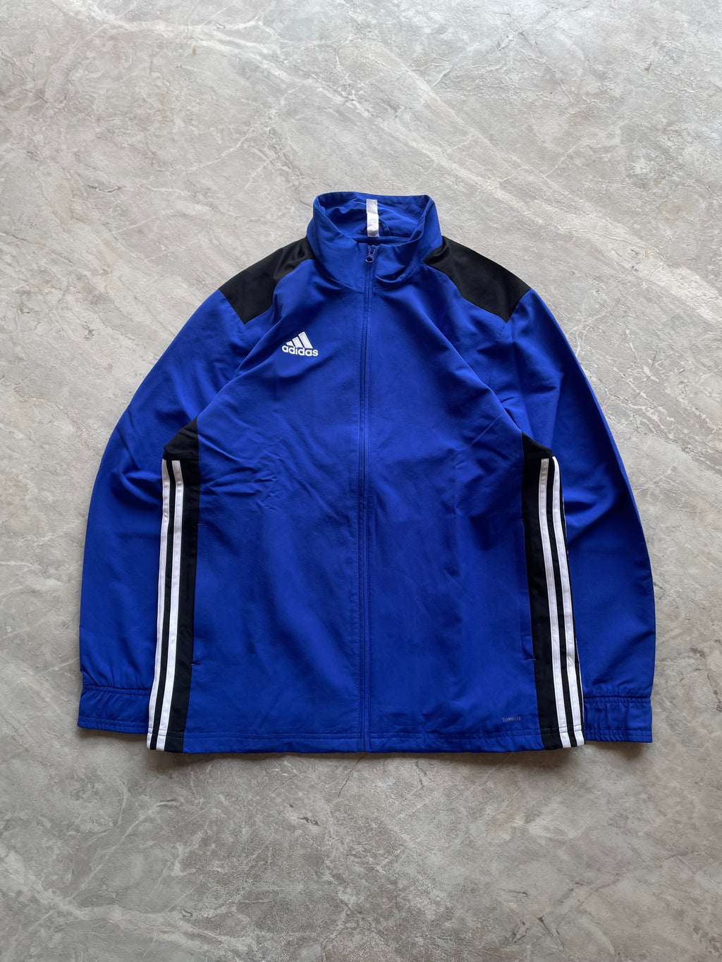 ADIDAS BLUE AND BLACK JACKET-L