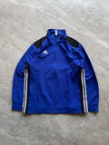 ADIDAS BLUE AND BLACK JACKET-L