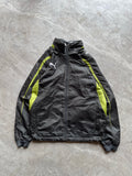 GRAY AND NEON YELLOW PUMA JACKET-M-L