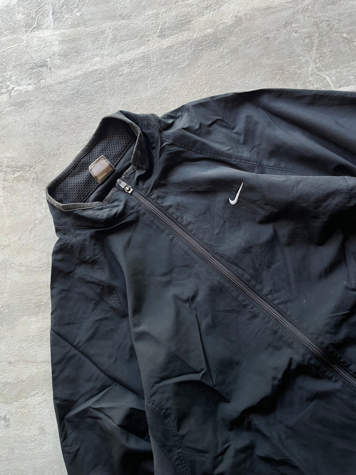 BLACK NIKE WINDBREAKER JACKET-XL