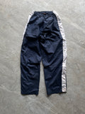 NAVY BLUE NYLON TRACK PANT