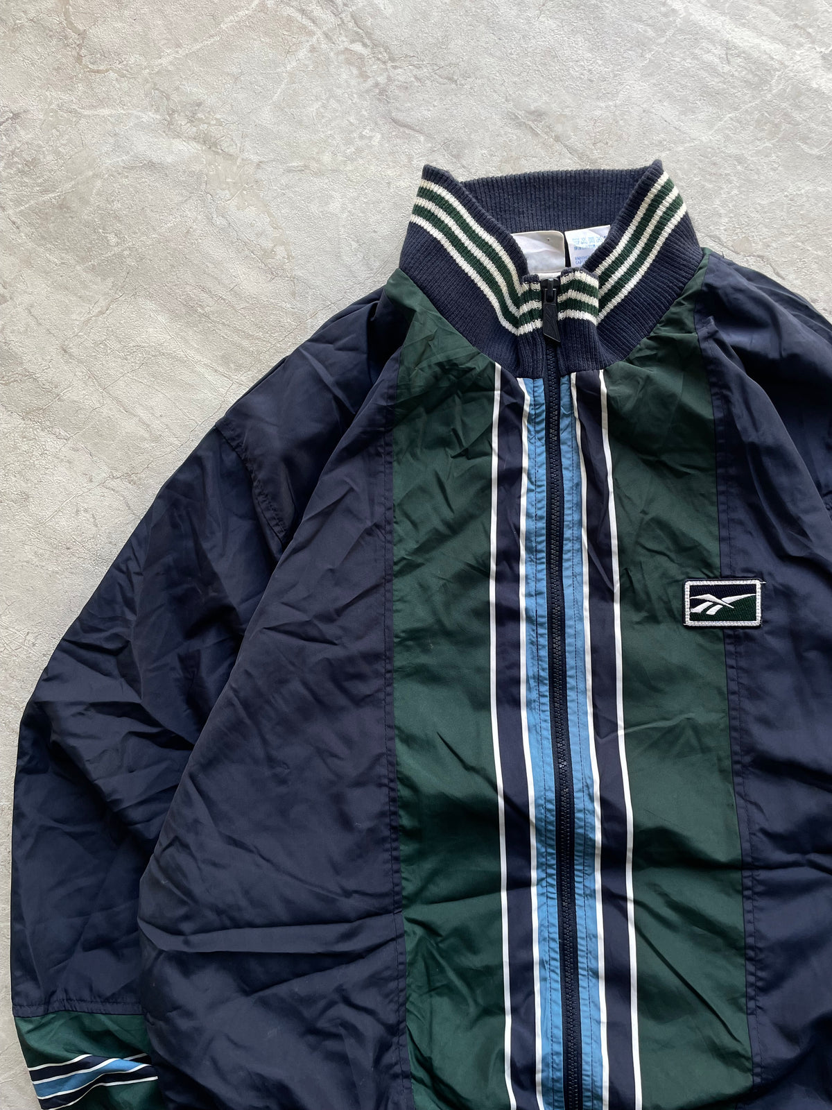ADIDAS NAVY BLUE WINDBREAKER-M