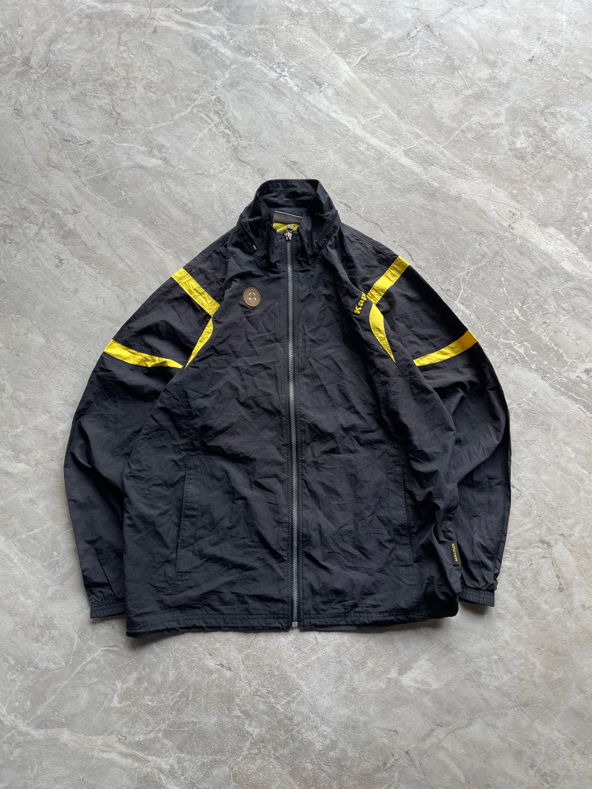 KAPPA BLACK AND YELLOW JACKET-M