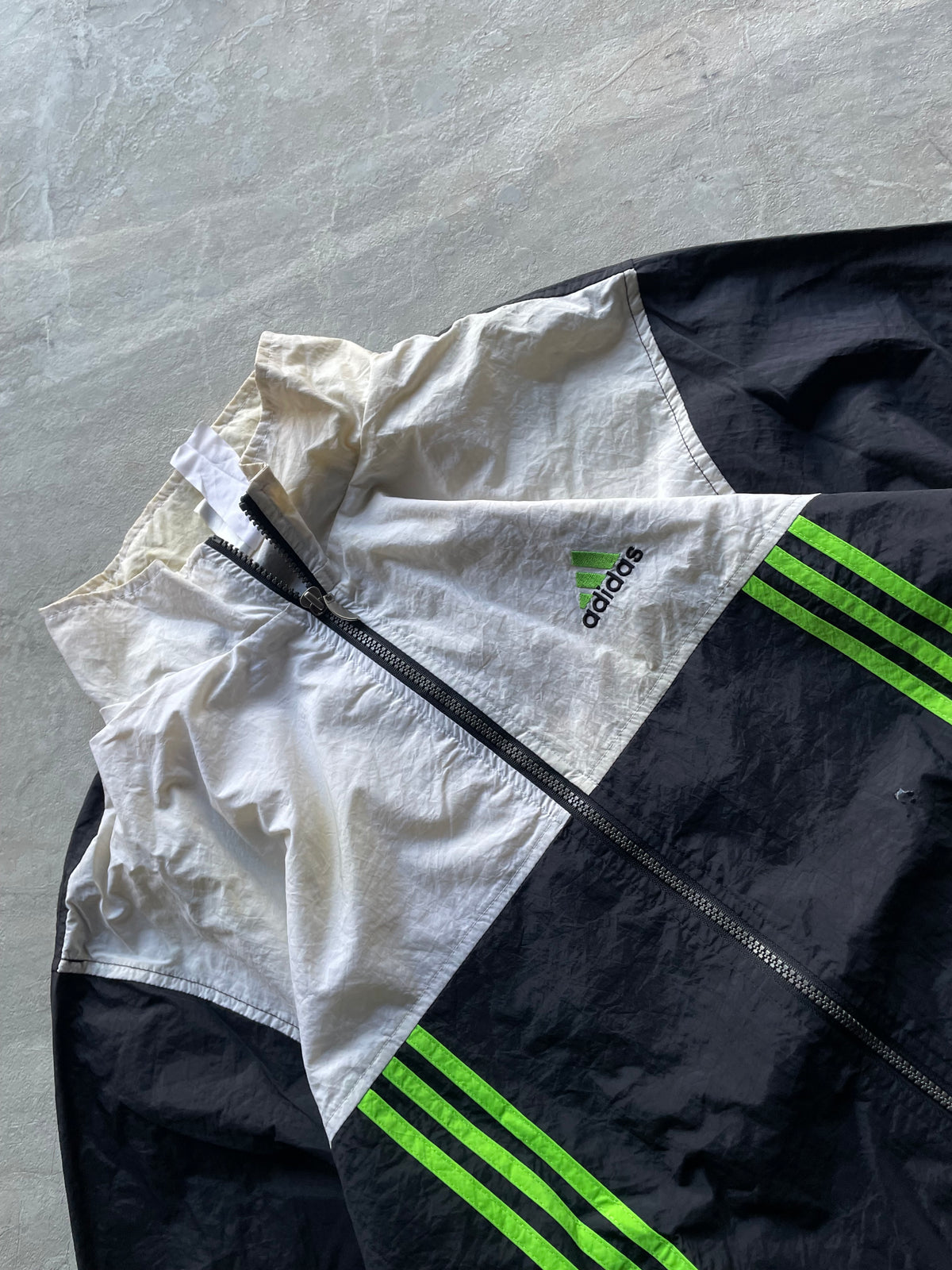 VINTAGE ADIDAS FULL-ZIP LIGHTWEIGHT JACKET-XL-2XL