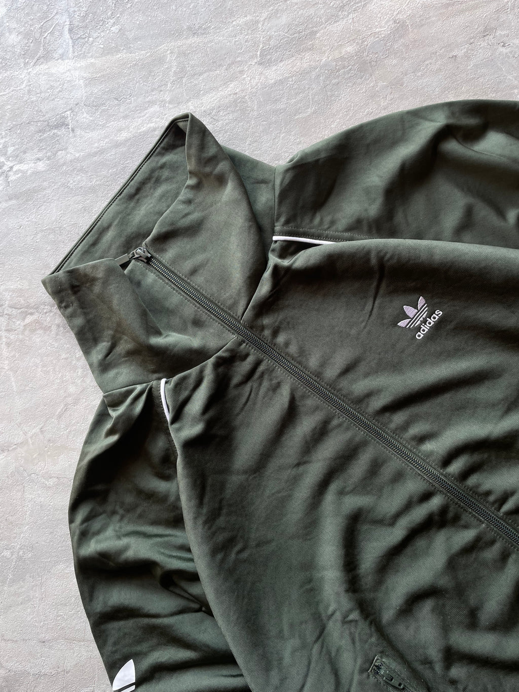 ADIDAS GREEN JACKET-M
