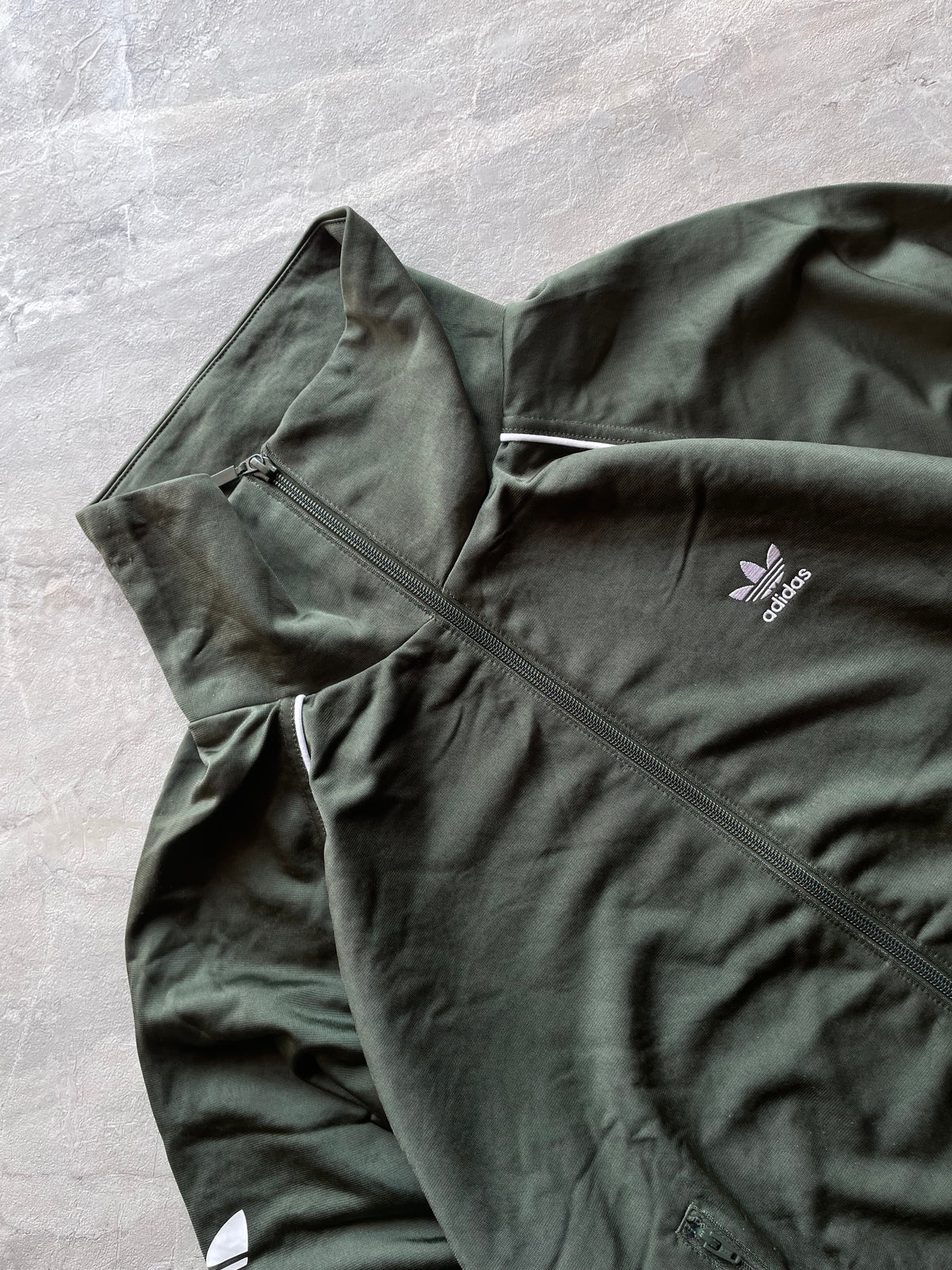 ADIDAS GREEN JACKET-M
