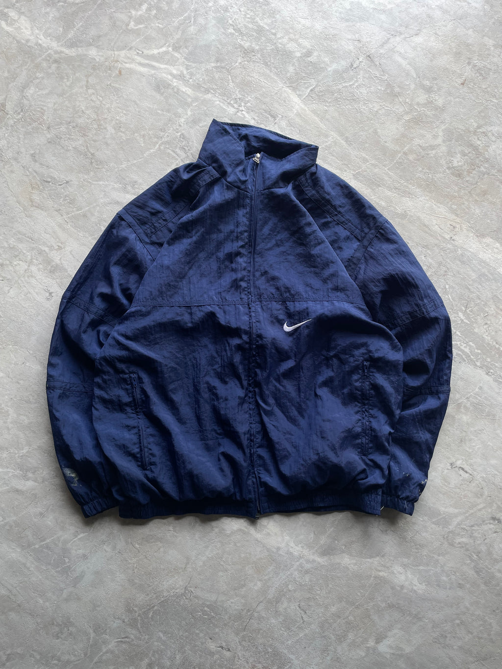 NAVY BLUE NIKE WINDBREAKER-L