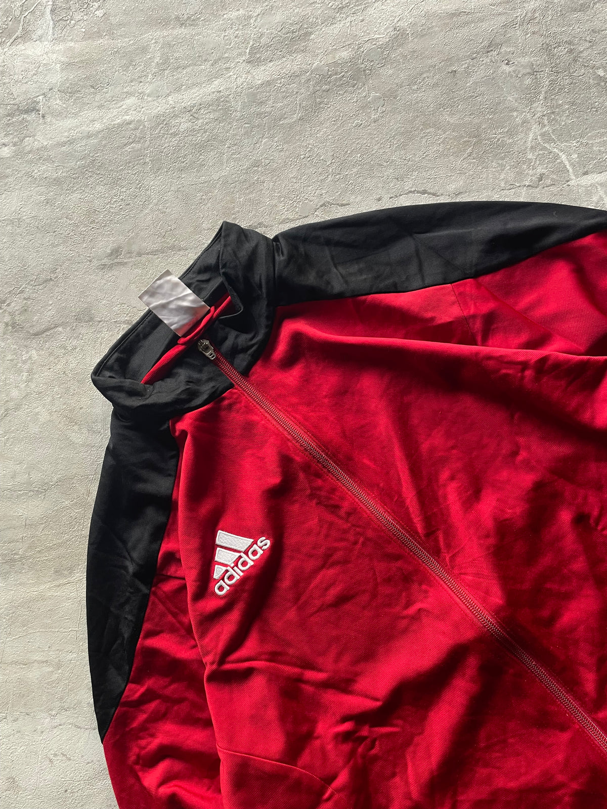 RED,BLACK AND WHITE TRACK JACKET-M-L