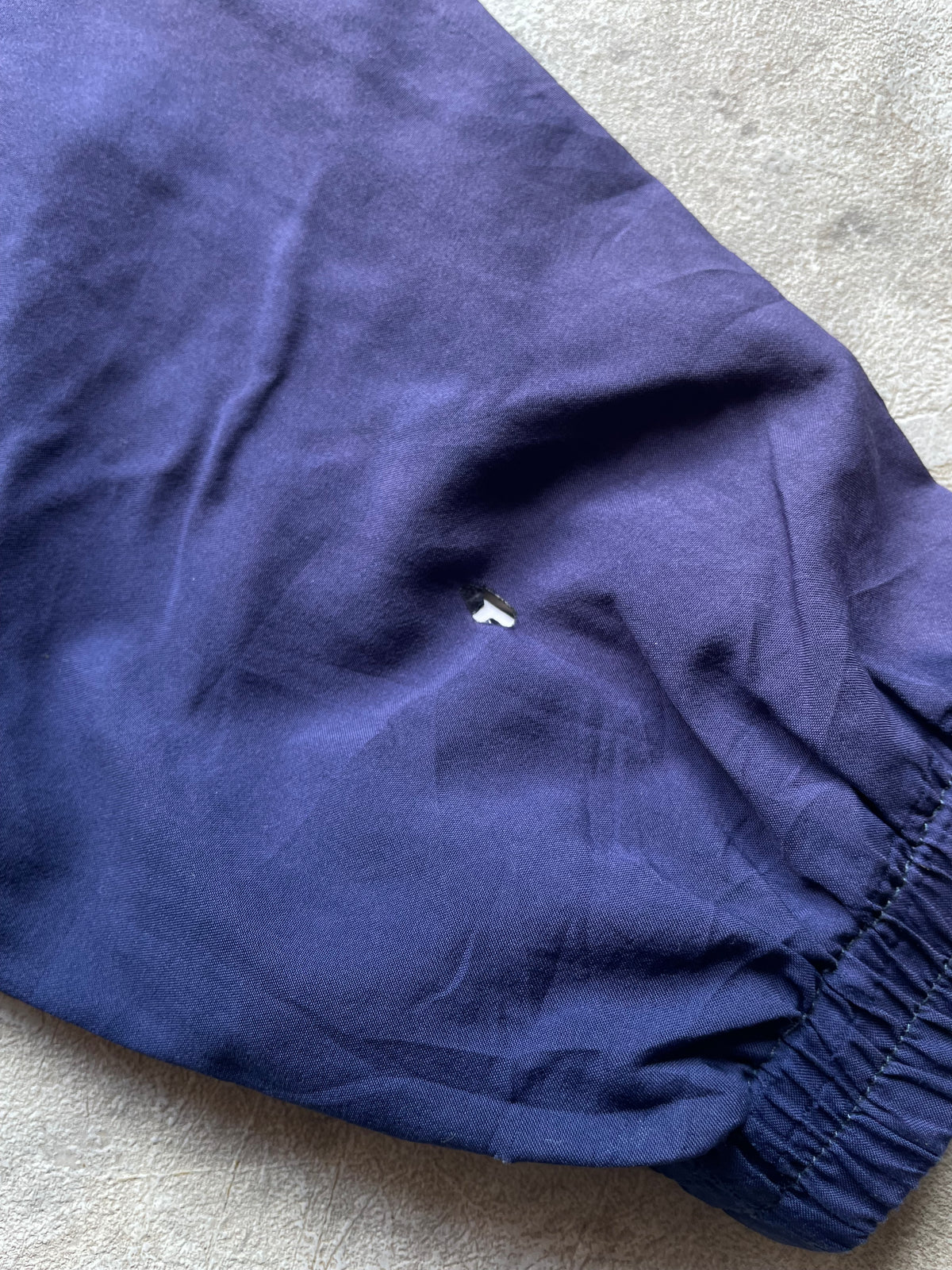 NAVY BLUE ADIDAS FULL-ZIP WINDBREAKER-M-L