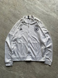 ADIDAS WHITE GERMANY NATIONAL FOOTBALL ANTHEM ZIP-UP JACKET-XL