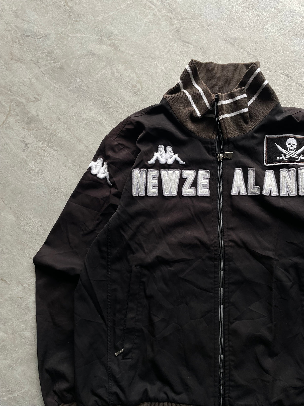 KAPPA NEWZELAND BLACK FADED JACKET-S