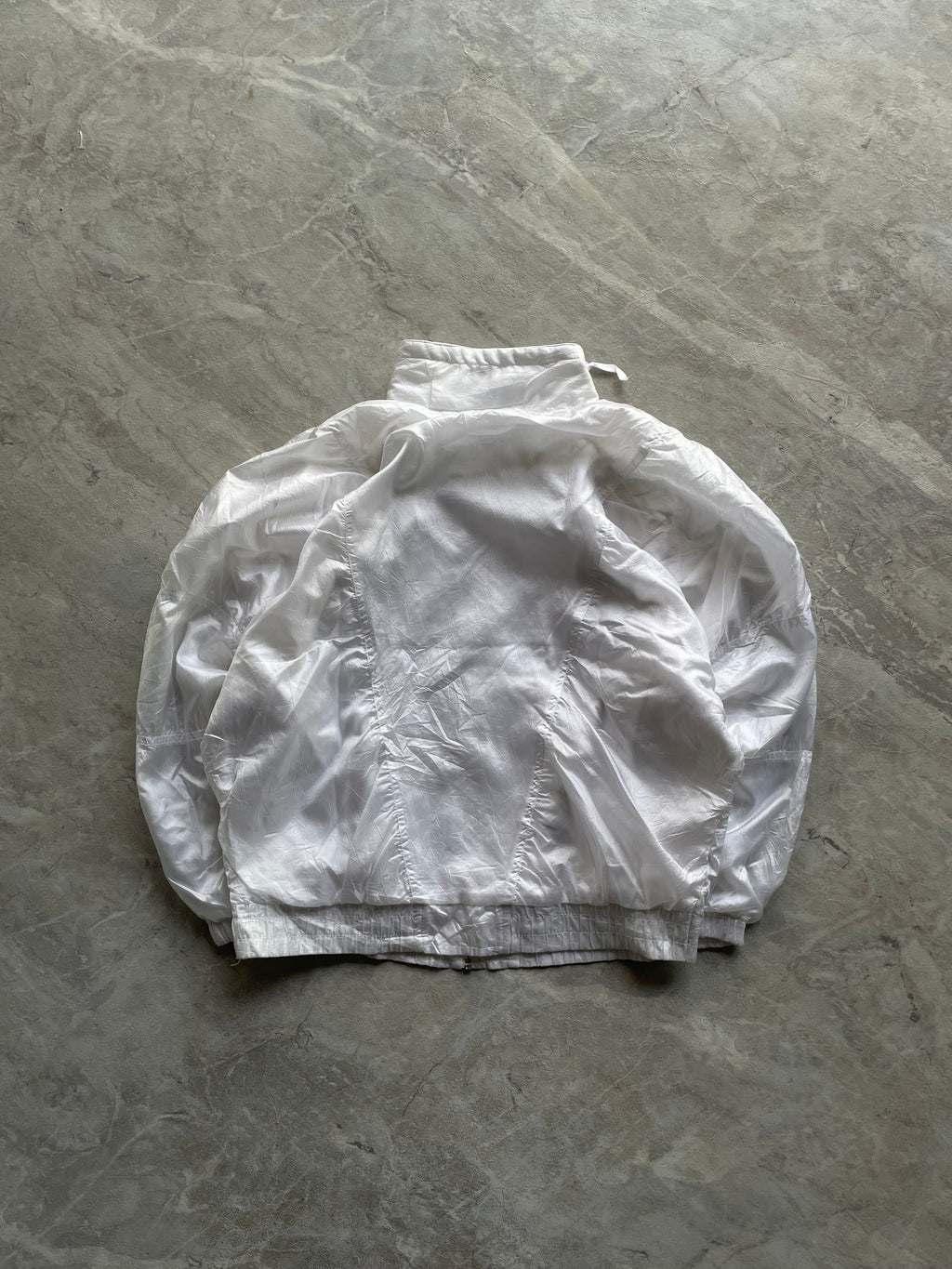 ADIDAS FULL WHITE WINDBREAKER-S-M