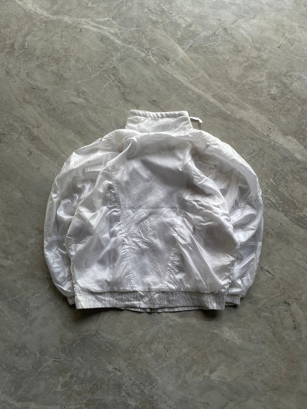 ADIDAS FULL WHITE WINDBREAKER-S-M