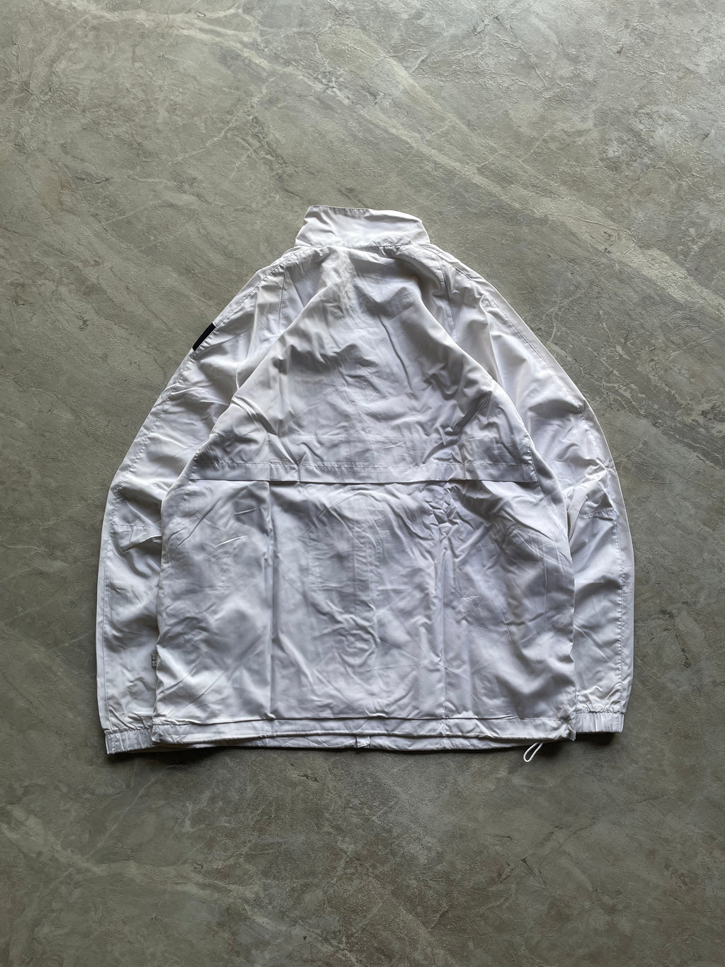 NIKE BLACK AND WHITE WINDBREAKER JACKET-L-XL