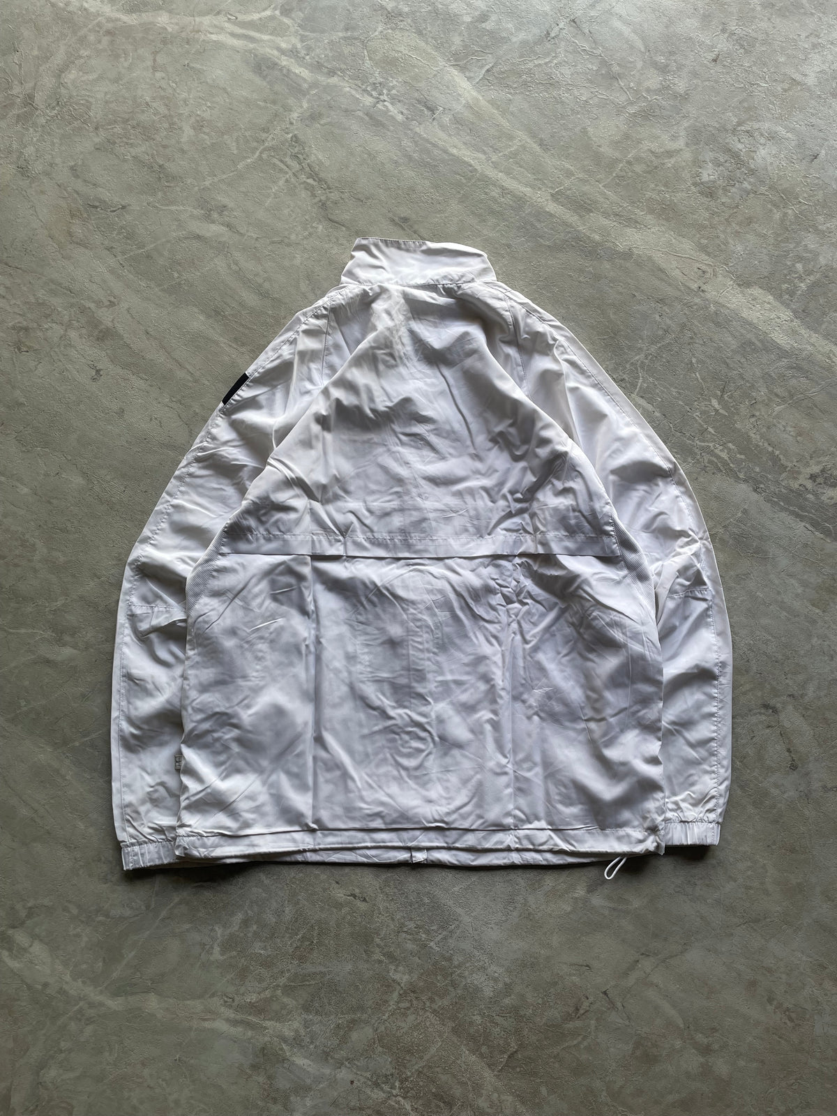 NIKE BLACK AND WHITE WINDBREAKER JACKET-L-XL