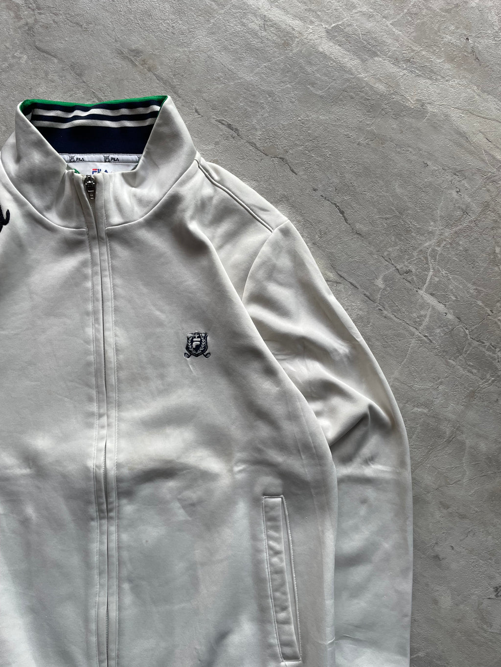VINTAGE INSPIRED FILA FULL-ZIP TRACK JACKET-XS