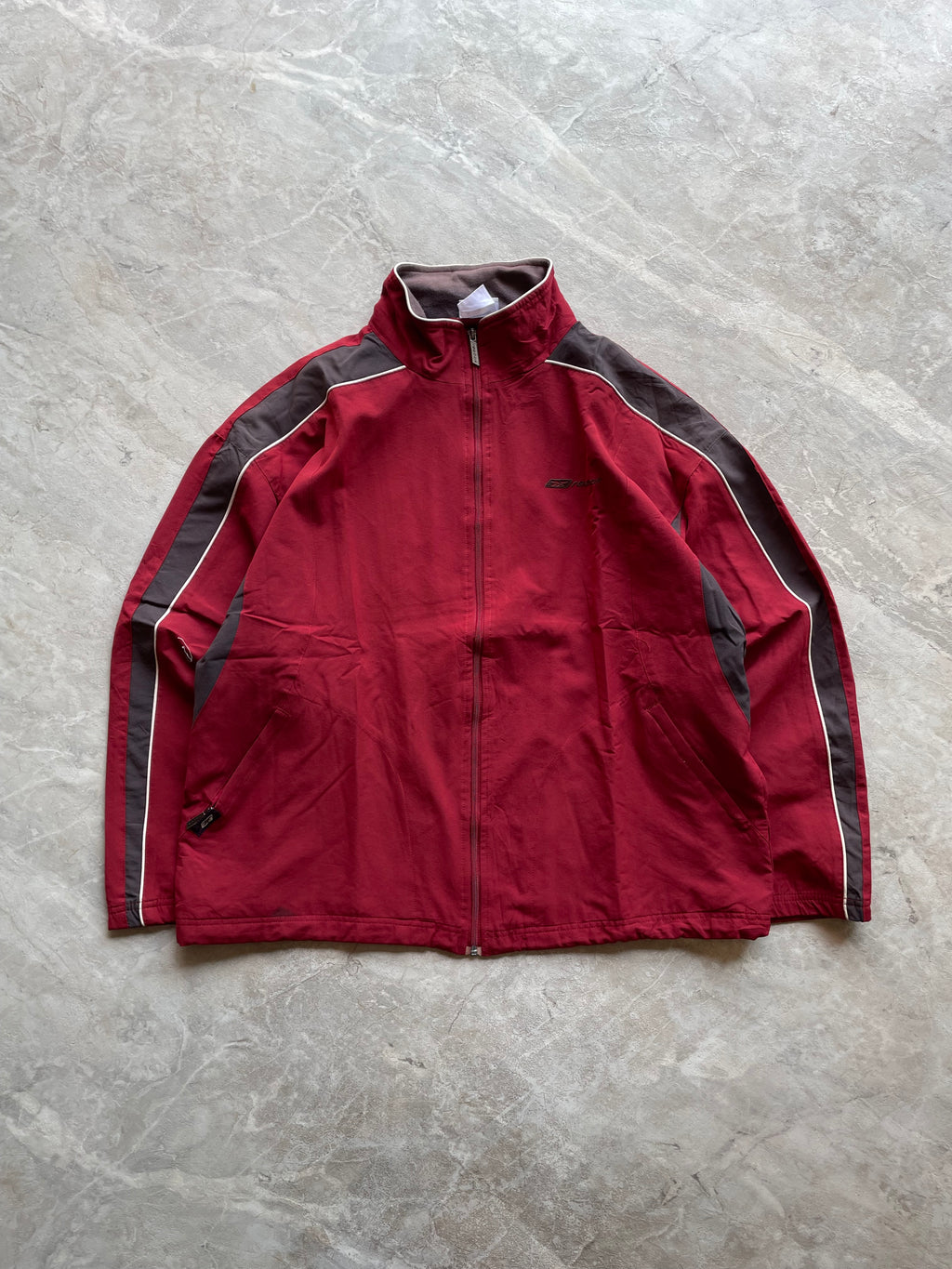 REEBOK RED WINDBREAKER-L