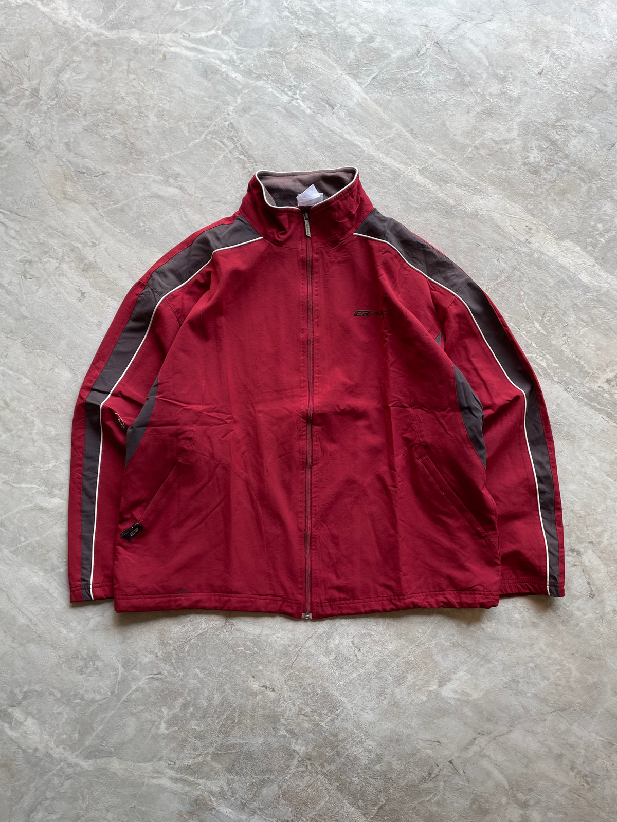 REEBOK RED WINDBREAKER-L