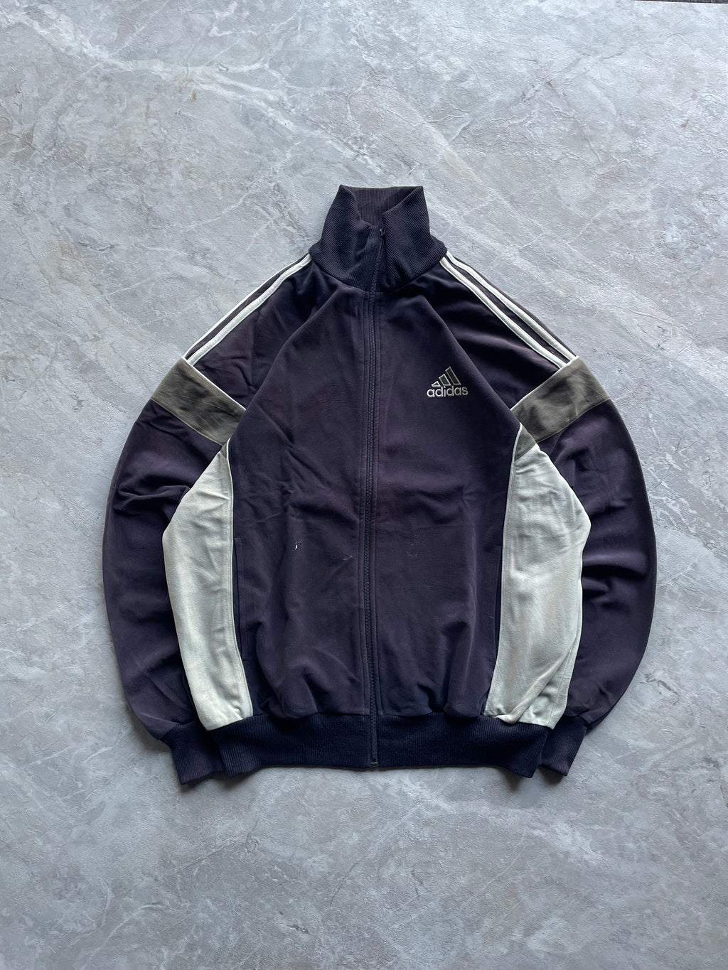 VINTAGE ADIDAS FULL-ZIP JACKET-L
