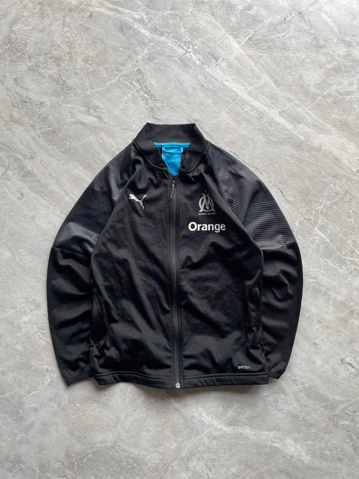 PUMA OLYMPIQUE DE MARSEILLE 2018-19 STADIUM JACKET-XS