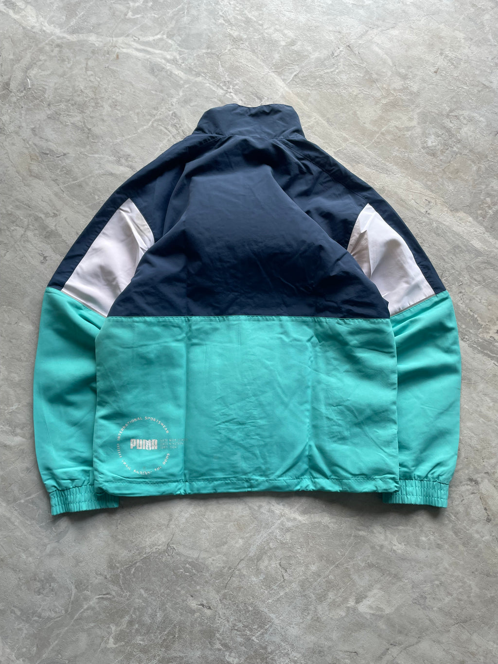 PUMA COLORBLOCKED WINDBREAKER-L