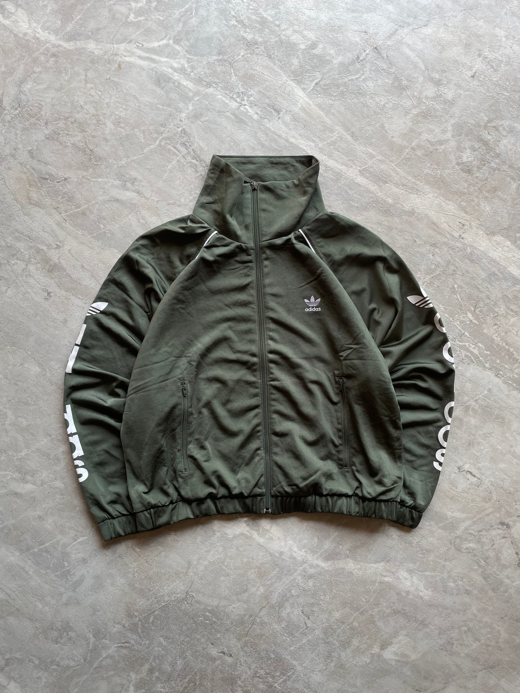 ADIDAS GREEN JACKET-M