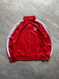 RED AND WHITE TRACK JACKET-XL