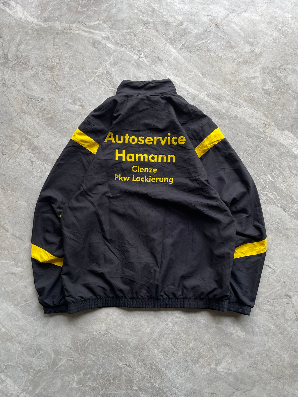 YELLOW AND BLACK NIKE JACKET-M-L