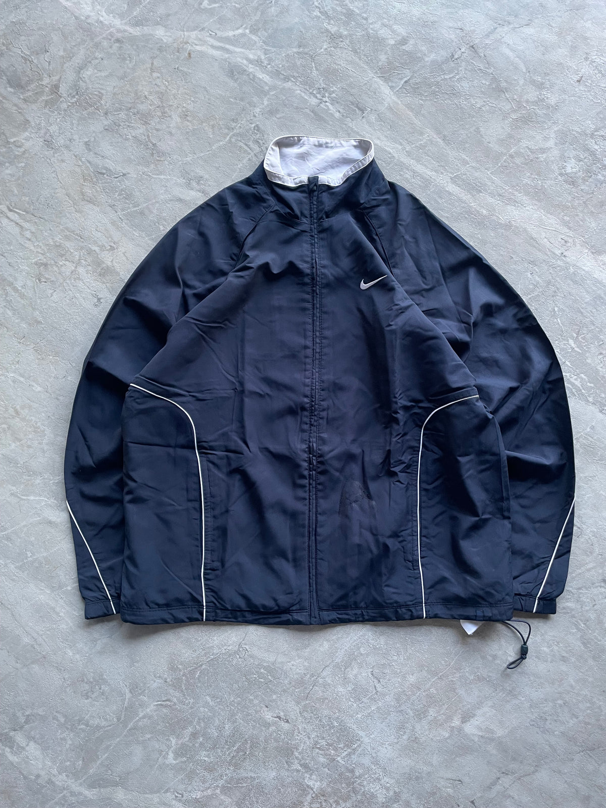 NAVY BLUE NIKE TRACK JACKET-XL